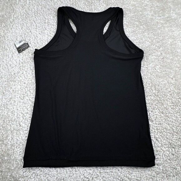 Eddie Bauer Infinity Ribbed Trim Tank Black NEW - Picture 2 of 7